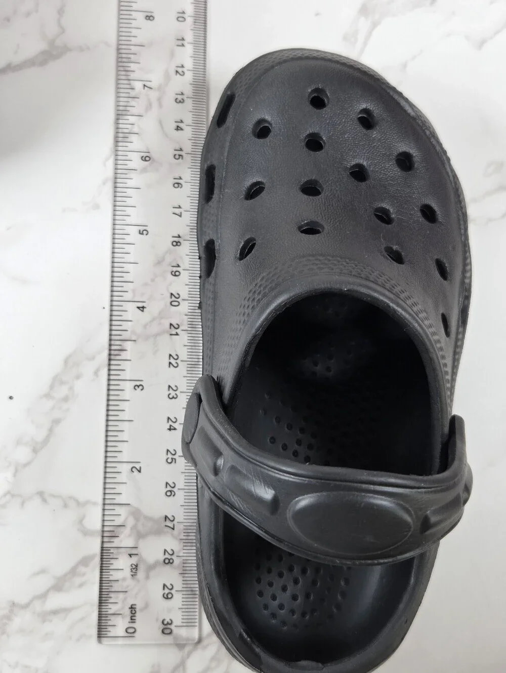 Kids Black Comfort Clog Shoes For Boys (B26)